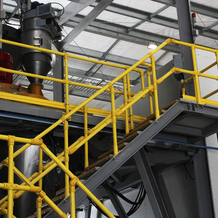 Grp Handrail Installation illustration